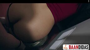 Latina Friend Fucks Trapped Colombian Pussy