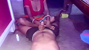 Girlfriends SHARE ANAL SEX with BOYFRIEND in curvy bodybuilder's taboo babysitter fantasy.