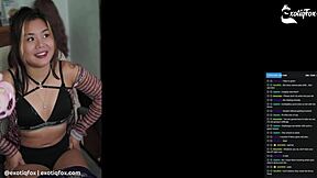 Filipina teen Meru solo in wild livestream