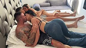 My buddy ditched me, so I called a hot chick for action?