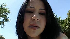 Celina, that teen girl, sucks and fucks multiple guys easily