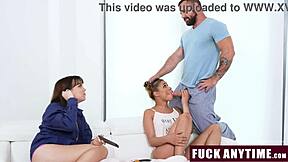 Horny latinas play with dildos until they cum