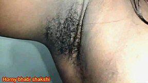 bhabi flaunts hairy armpits and pussy to stepbrother. he couldn't resist and filled her up.