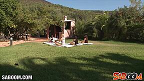 Teena Dolly gets banged hard in public spot