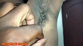 bhabi flaunts hairy armpits and pussy to stepbrother. he couldn't resist and filled her up.