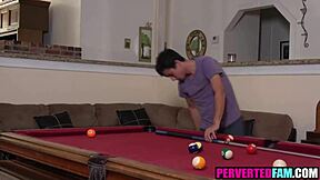 My best step aunt takin care of her step nephew