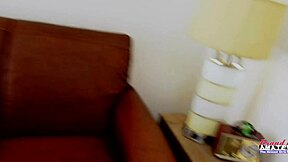 blonde annie archer teases twat with toy before bj