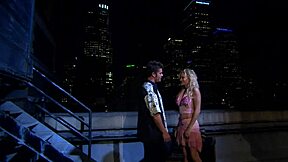 Monica Mayhem makes guys explode with cum in wild outdoor action!