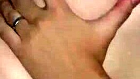 Chubby woman has a delicious experience