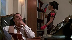 Asa Akira gets ass fingered while fucked hard in pantyhose stockings.