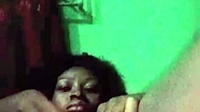 horny teen destroying her tight pussy in the dark alone