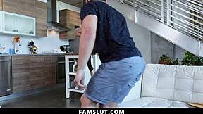 Stepsister Enjoys One-on-One Time with Handsome Stepbrother