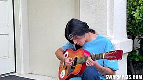 Teen Pop Stepsibs Aubry and Sona Swap for Raunchy Orgy