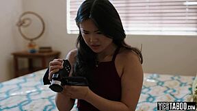 tiny asian teen explores bdsm with bestie and bf