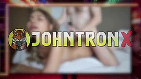 In this steamy scene, the hot Asian babe begs Johntronx for intense anal and a creampie finish