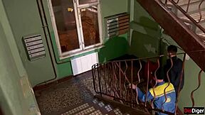 Two Plumbers Fuck Her Ass!