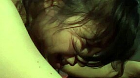 Creampied milf pussy pounded hard across the bar top.