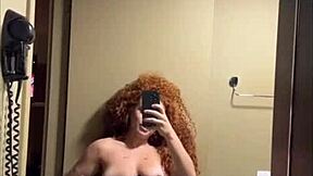 Couldn't resist, shoved dildo and used vibrator till I came in kitchen - Katana Kai