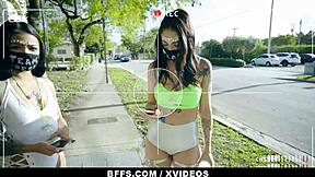 teen bffs swap cum at festival orgy