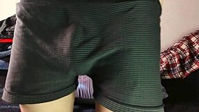 I fuck my pillow intensely, then my hand, cumming hard on the mattress with big cock