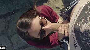 amateur whore craves outdoor cock for deepthroat with random guy