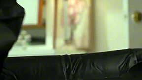 Teen ebony Ameena Green teases boyfriend with nuru massage.