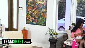 Teamskeet - Hot Goth Stepdaughters JC Wilds and Eden West Bang Stepdaddy Good! 😈