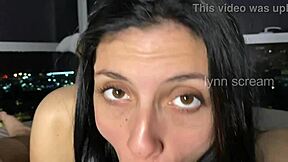 skinny slut banged tinder guy first night hard.