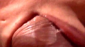 Sexy redhead deepthroats old man, fucks him hard, swallows cum 😈