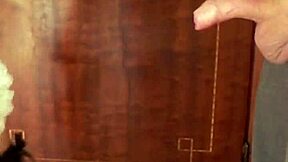 Petite Blonde Slut Candie Cross Polishes Cocks