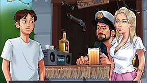 Summertime Saga 101: Blonde College Girl Adventures