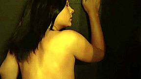 French lover guides you in steamy bathroom pov