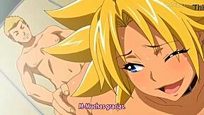 brunette student in bathroom with classmates