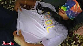 step sister indian desi girl in hot action