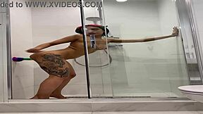 Hey Roxy, why you touching yourself naked in the shower?