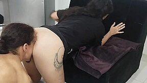 Russian pervert stepsister gets fucked and swallows my cum