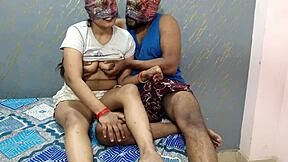 Hot Damn! Bhabhi feeds boob juice in steamy desi hindi audio sex!