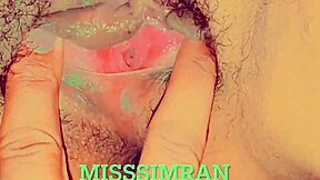 beautiful indian virgin pussy close up in wet detail