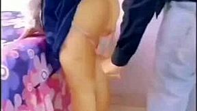 Guy cleans pool then fucks latina wife's wet ass!