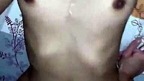 Asian Slut Cheats BF with Post-Party Blowjob and Ride