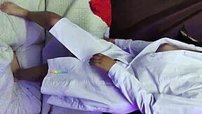 Inked Black Hair Beauty With Saggy Tits Gets First Casting Fuck