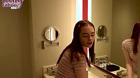 18yo reese robbins gets creampied by seth brogan in bed