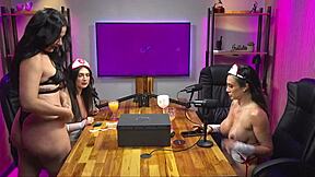 famous california model does lesbian licking in lingerie