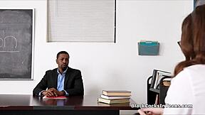 Coed Fantasizes About Teacher's BBC in CLASSROOM ACTION!