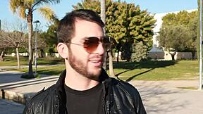 Fucking The Cute Blonde French Girl On Campus In Doggystyle.