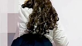 Mexican school girl gets broomstick in ass then we fuck like dogs