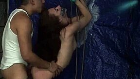 Anya Olsen endures extreme rough missionary sex in public outdoor fuckfest