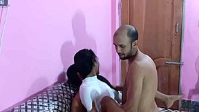 how does this bengali slut handle two cocks in threesome?