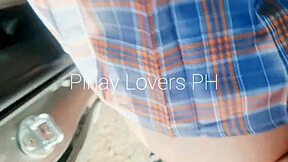 I fucked cute Pinay teen 18+ student publicly