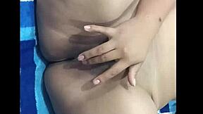 My stepsister's beautiful vagina in lingerie